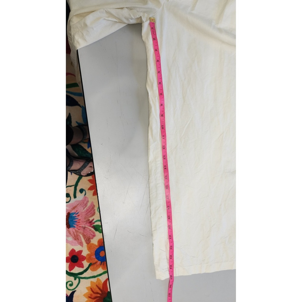 Anthropologie Wide Leg Pants Womens S Cream Good - Picture 4 of 7